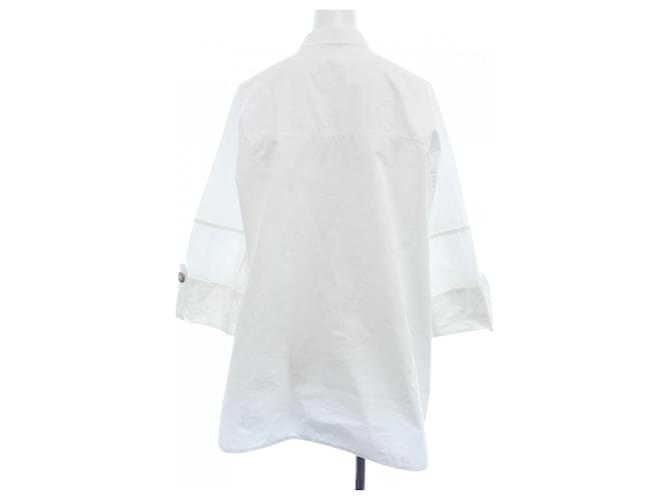 Hermès Camicia in cotone Hermes Bianco - vista 2