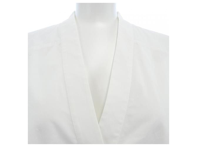 Hermès Camicia in cotone Hermes Bianco - vista 5