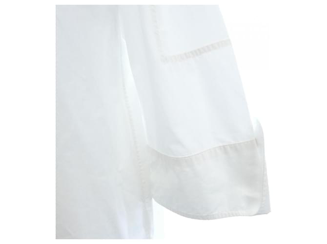 Hermès Camicia in cotone Hermes Bianco - vista 6