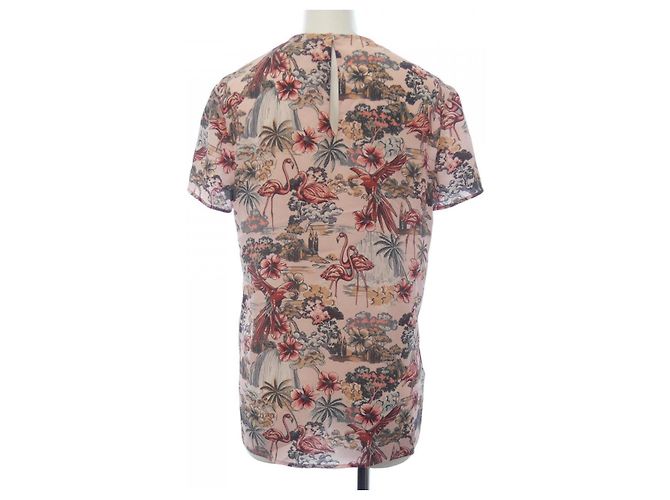 Top in seta Miu Miu Rosa - vista 2