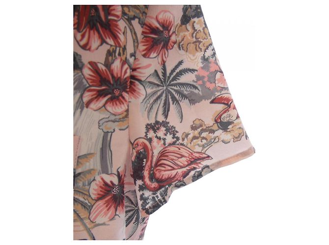 Top in seta Miu Miu Rosa - vista 6
