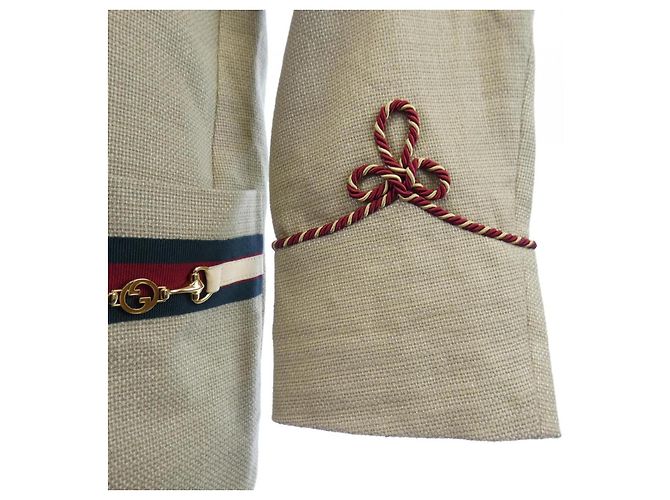 Chaqueta de lana Gucci Beige - vista 8