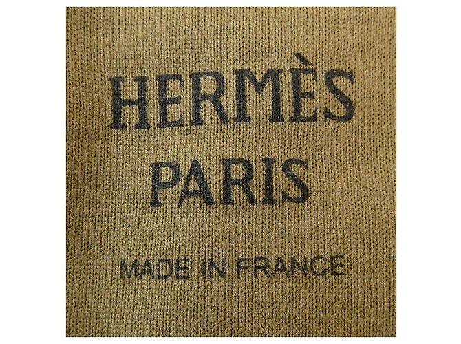 Hermès Camiseta de algodón Hermes Cartouche LE TRESOR DE MEDOR Castaño - vista 4