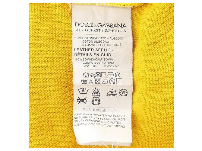 Dolce & Gabbana Polo Dolce&Gabbana Amarillo - vista 3