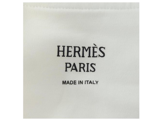 Hermès PALEFROI34 Kleid Weiß - Ansicht 4