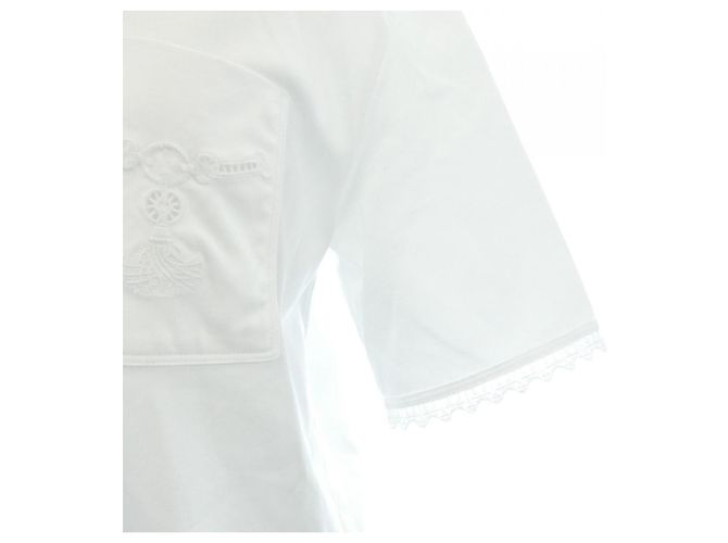 Hermès PALEFROI34 Kleid Weiß - Ansicht 6