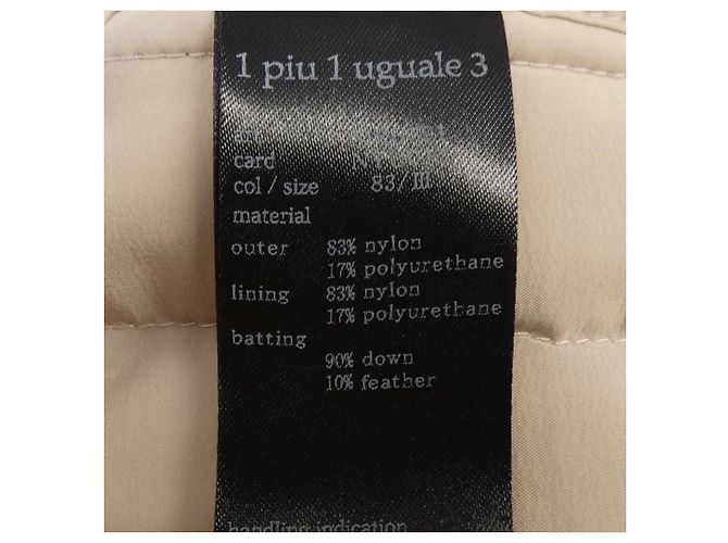 Autre Marque Chaqueta 1 piu 1 igual 3 Beige - vista 3