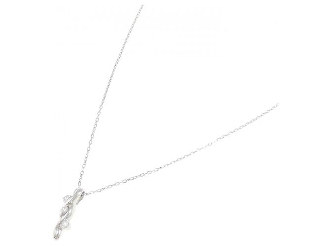 Autre Marque Collana in Pt850 e diamante Argento - vista 2