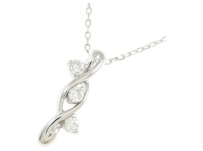 Autre Marque Collana in Pt850 e diamante Argento - vista 3