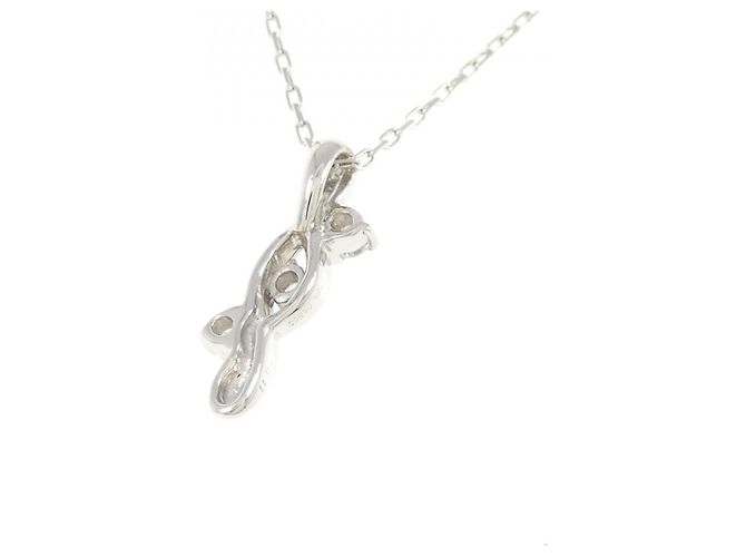Autre Marque Collana in Pt850 e diamante Argento - vista 4