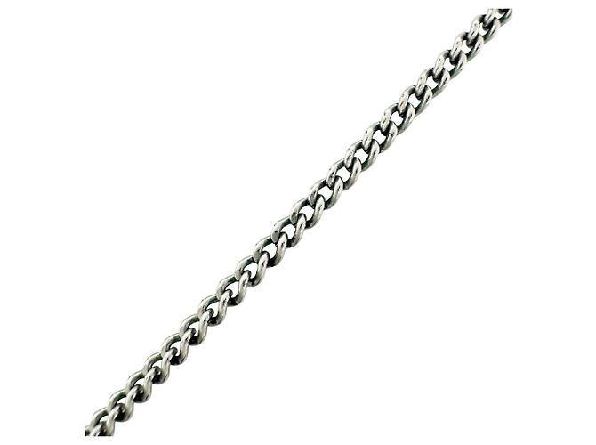 LOUIS VUITTON Collier Charms Monogram Eclipse aus Metall Silber Schwarz Damen - Ansicht 4