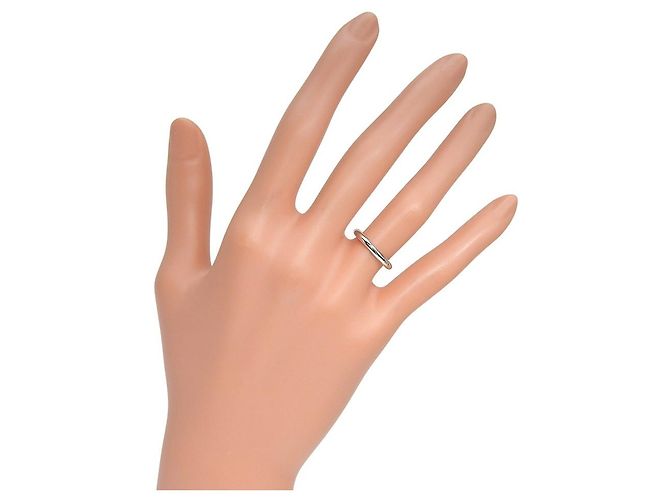 Cartier 1895 Ehering Platin 2.5mm Silber - Ansicht 6