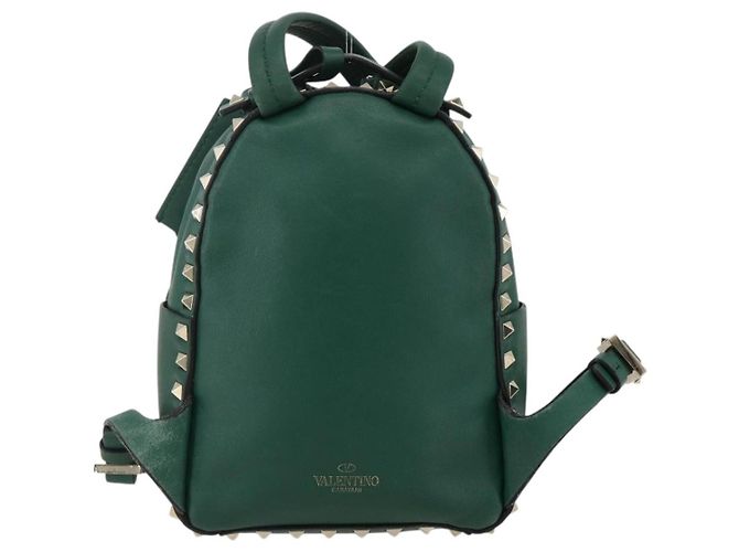 Valentino Garavani Rockstud Mini in pelle Verde - vista 2