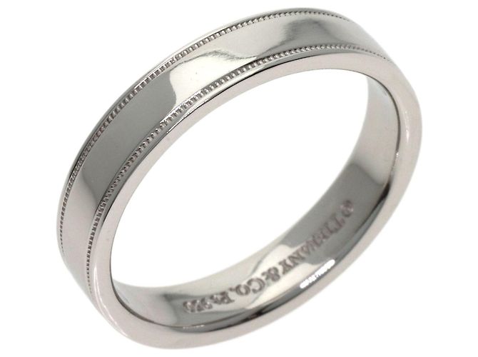 Tiffany & Co. Platin Milgrain Ring - Ansicht 2