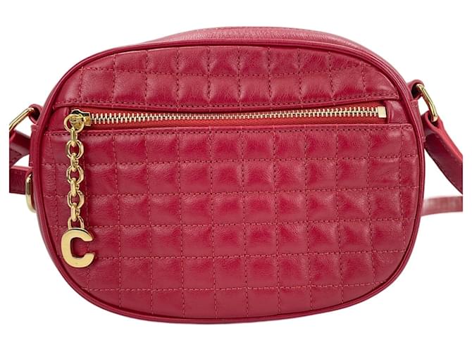 Céline Piccola borsa a tracolla Celine C-Charm Rosso - vista 2