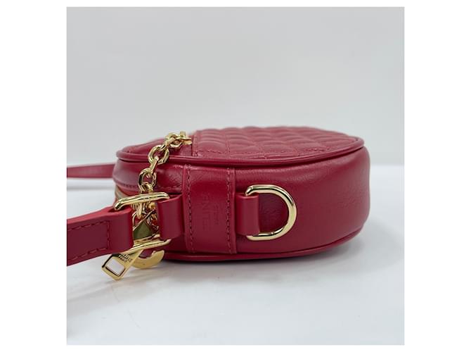 Céline Piccola borsa a tracolla Celine C-Charm Rosso - vista 6