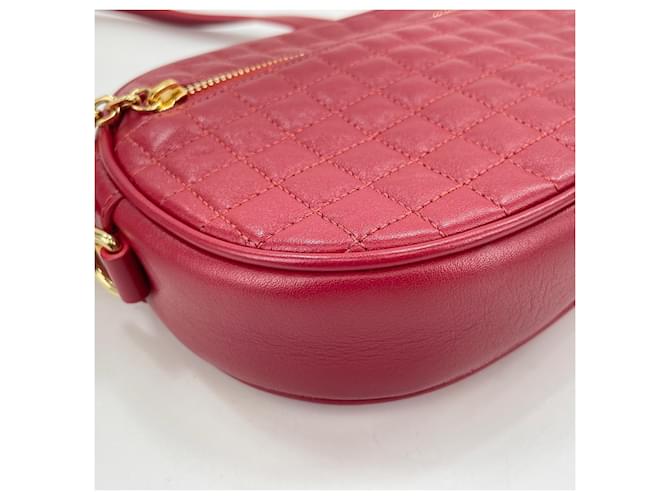 Céline Piccola borsa a tracolla Celine C-Charm Rosso - vista 9
