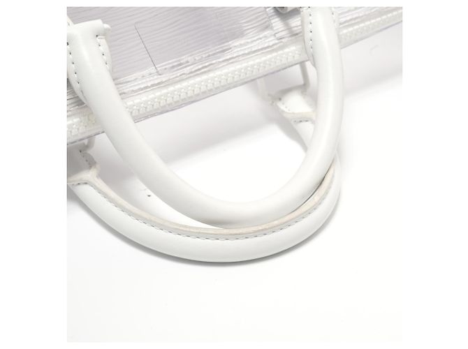 Borsa Louis Vuitton Epi Plage Keepall Bianco - vista 11