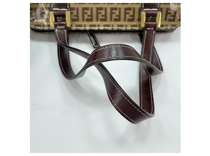 Borsa Fendi Zucchino Marrone - vista 10