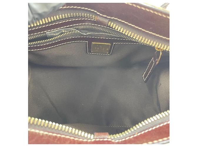 Borsa Fendi Zucchino Marrone - vista 11