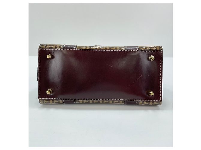 Borsa Fendi Zucchino Marrone - vista 7