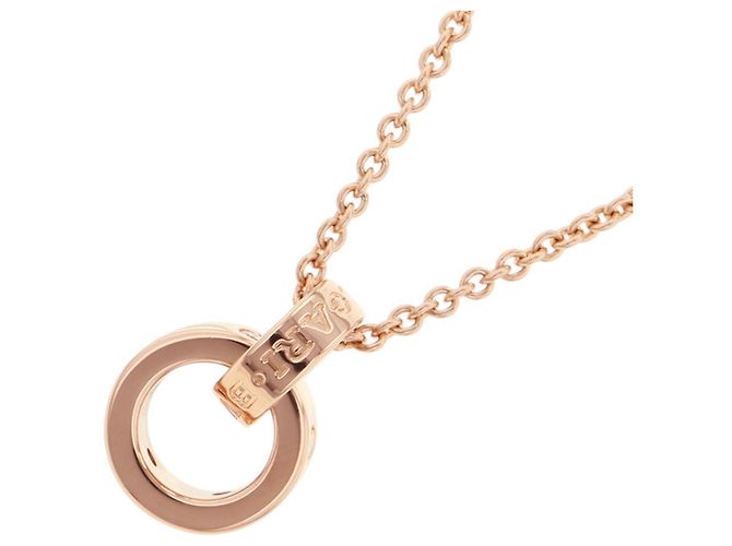 Bulgari Collana BVLGARI in oro rosa 18K con pendente in diamante - vista 3