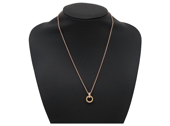 Bulgari Collana BVLGARI in oro rosa 18K con pendente in diamante - vista 4