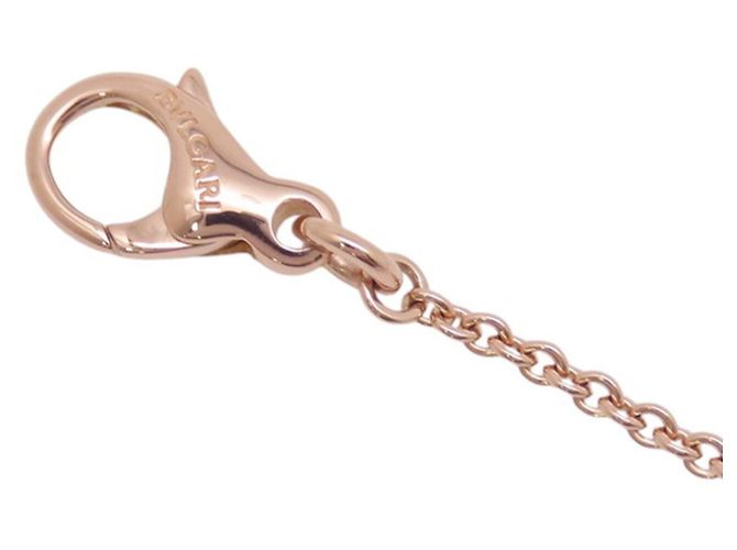Bulgari Collana BVLGARI in oro rosa 18K con pendente in diamante - vista 9