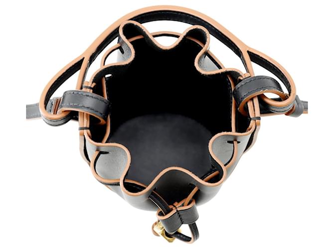 Borsa Loewe Balloon Nano Marrone Nero - vista 6
