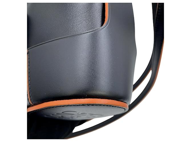 Borsa Loewe Balloon Nano Marrone Nero - vista 7