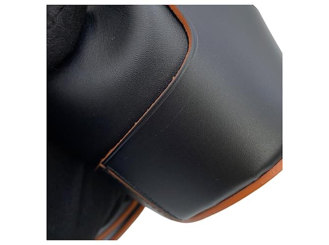 Borsa Loewe Balloon Nano Marrone Nero - vista 8