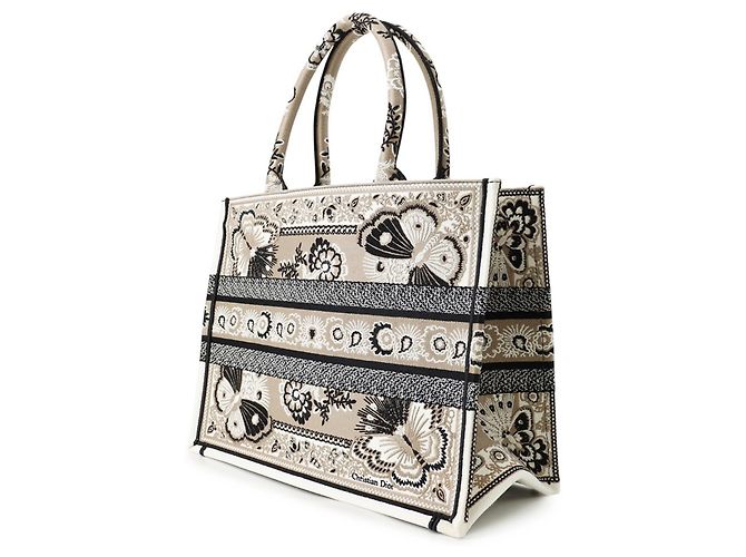 Christian Dior Medium Tote Bag Weiß Beige - Ansicht 2