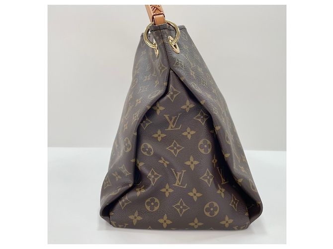 Borsa a Spalla Louis Vuitton Artsy MM Marrone - vista 6