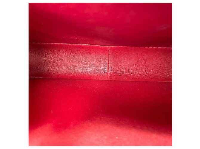 Céline Celine Triomphe Schultertasche in Rot - Ansicht 10