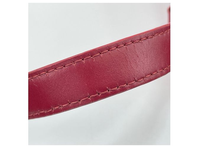 Céline Celine Triomphe Schultertasche in Rot - Ansicht 12