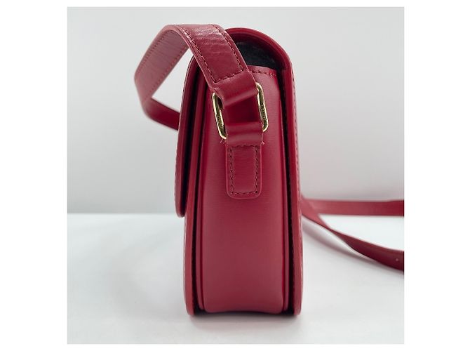 Céline Celine Triomphe Schultertasche in Rot - Ansicht 5