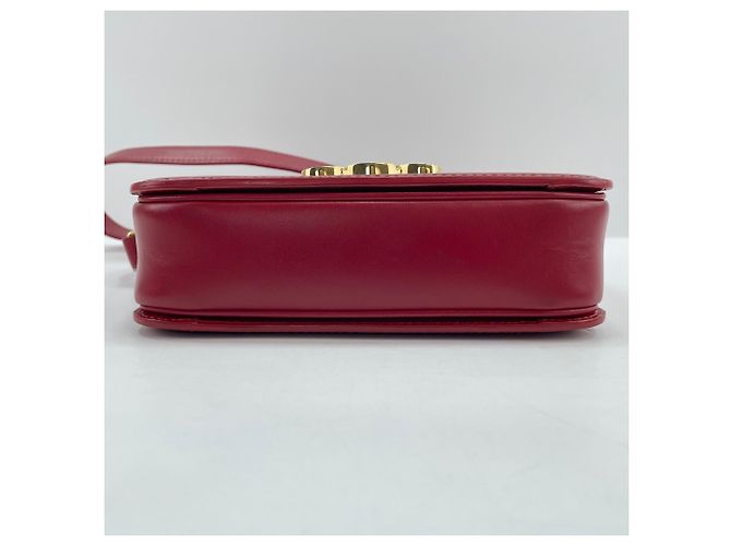 Céline Celine Triomphe Schultertasche in Rot - Ansicht 7