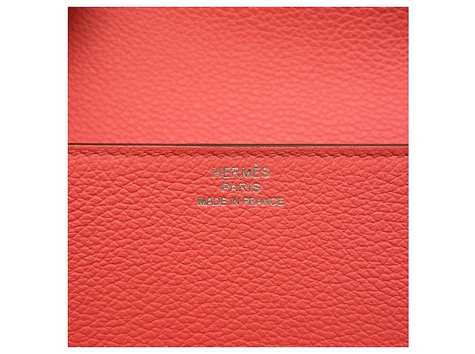 Hermès Cartera Hermes Roulis Reli Verso Naranja - vista 12