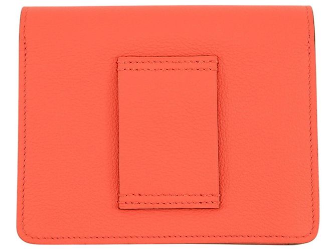 Hermès Cartera Hermes Roulis Reli Verso Naranja - vista 3