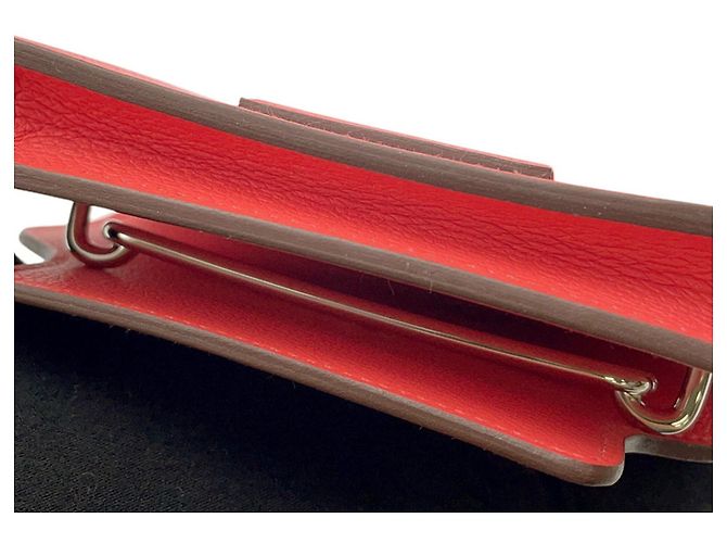 Hermès Cartera Hermes Roulis Reli Verso Naranja - vista 9