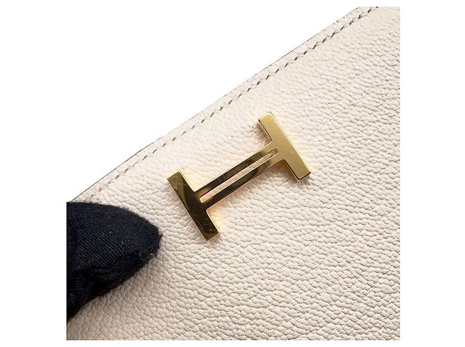 Hermès Bearn Soufflé Long Wallet Roh - Ansicht 11