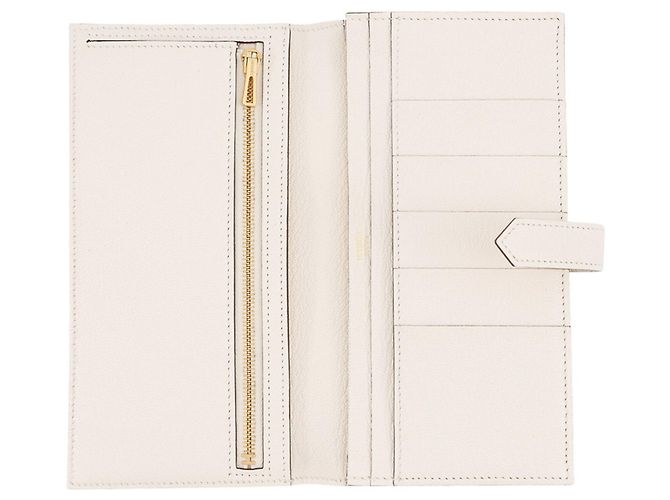 Hermès Bearn Soufflé Long Wallet Roh - Ansicht 4