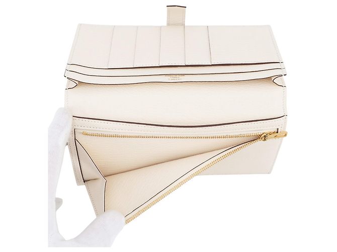 Hermès Bearn Soufflé Long Wallet Roh - Ansicht 6