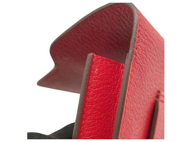 Hermès Cartera bi-fold Hermes Roulis Rouge Cou Roja - vista 8
