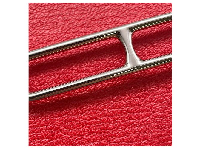 Hermès Cartera bi-fold Hermes Roulis Rouge Cou Roja - vista 9