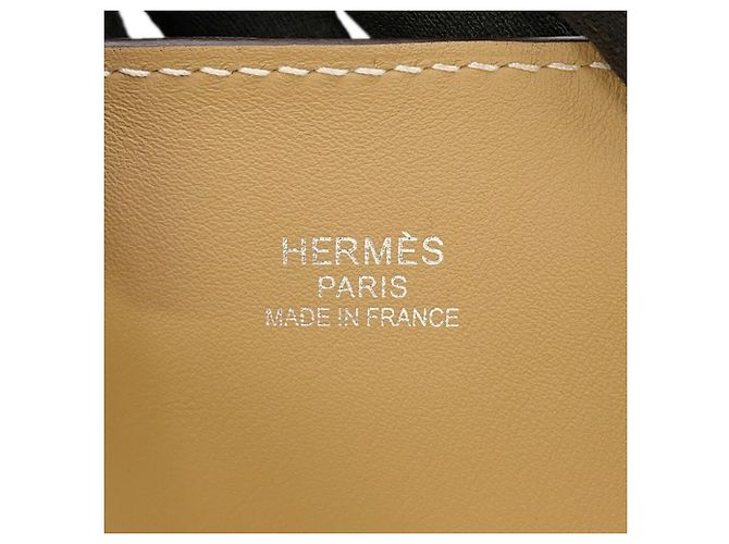 Hermès Borsa Tote Hermes Neo Double Sens 28 Beige Grigio - vista 14