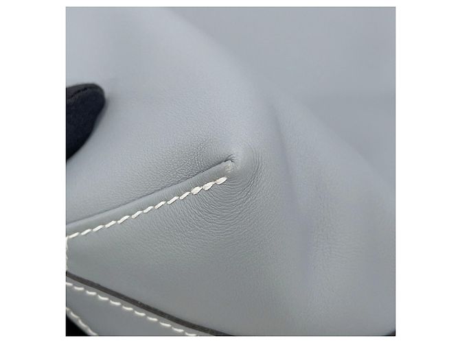 Hermès Borsa Tote Hermes Neo Double Sens 28 Beige Grigio - vista 7