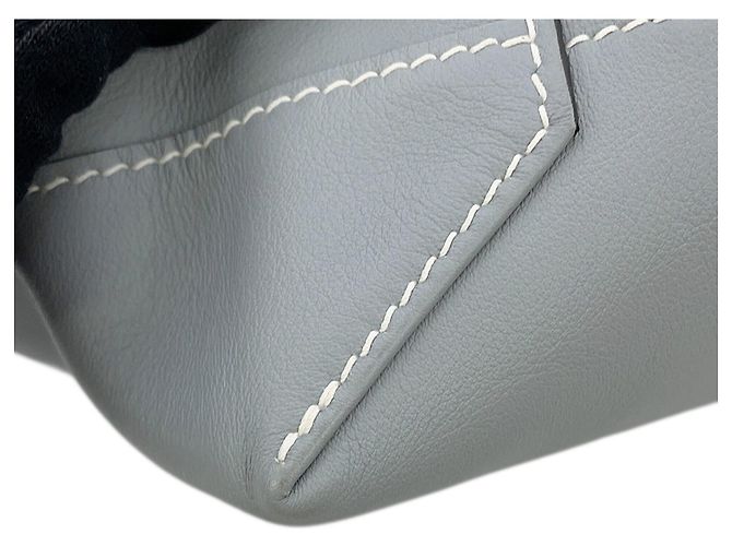 Hermès Borsa Tote Hermes Neo Double Sens 28 Beige Grigio - vista 8