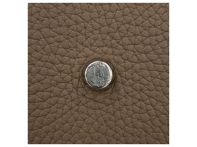 Hermès Borsa Hermes Lindy 30 Taupe - vista 11