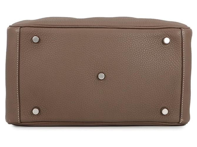 Hermès Borsa Hermes Lindy 30 Taupe - vista 3